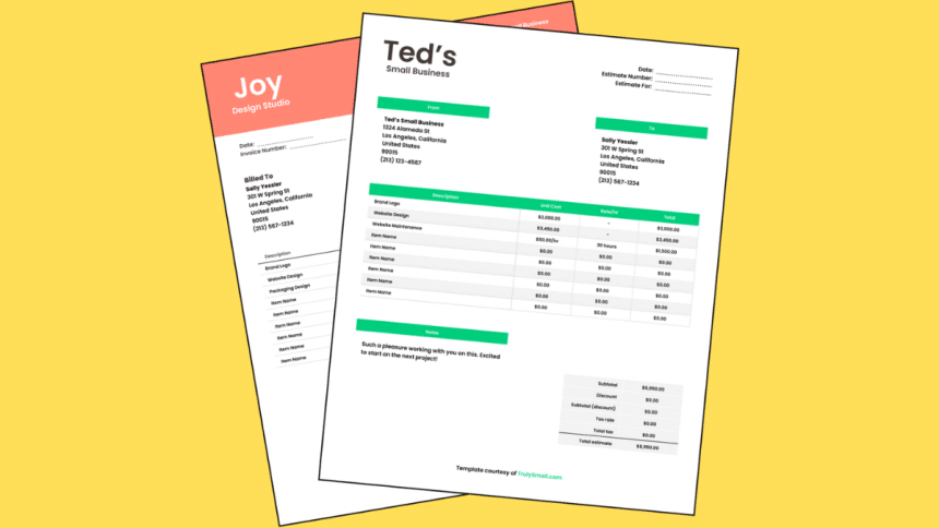 Quote, Invoice, and Estimate Template The Ultimate Guide for Streamlining Your Business Transactions