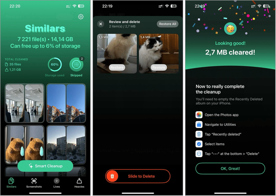 Clever Cleaner App for iPhone Review: A Truly Free iOS Cleaner