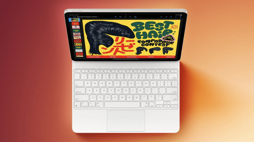 iPadOS via Magic Keyboard