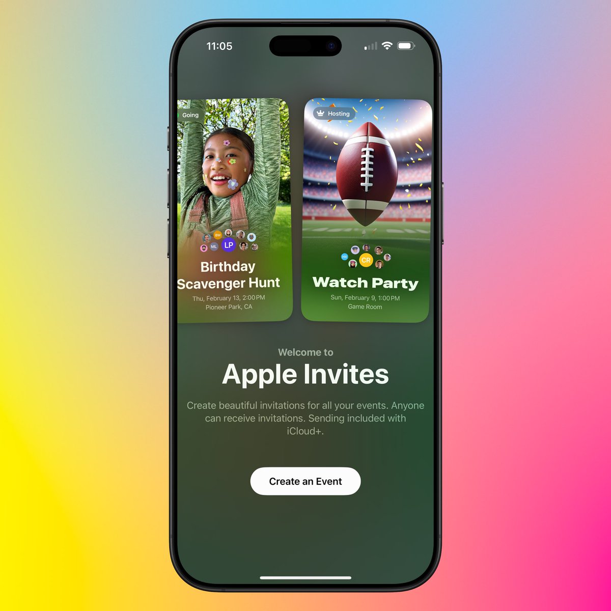 More Backgrounds Added to Invites App