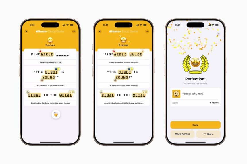 Apple Launches New Emoji Game in Apple News+