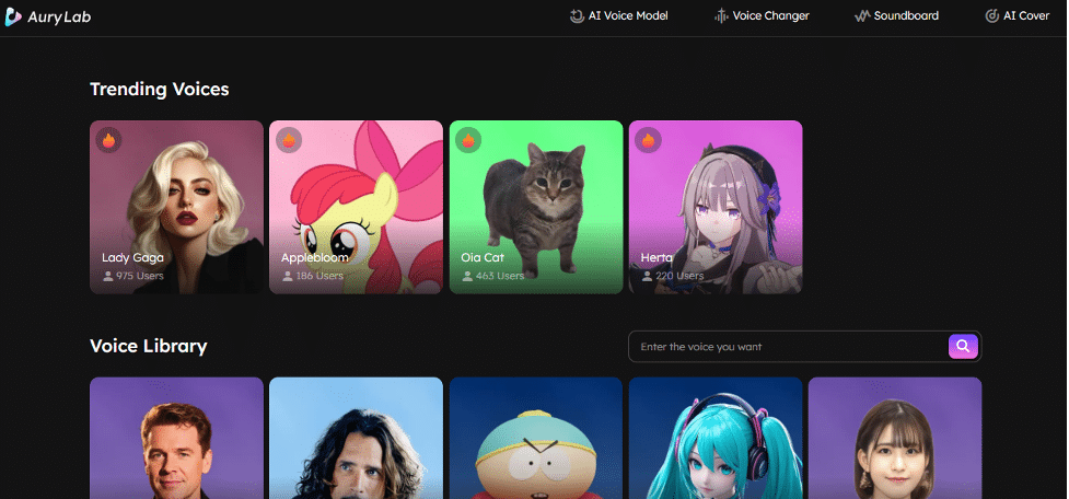 search robot ai voice