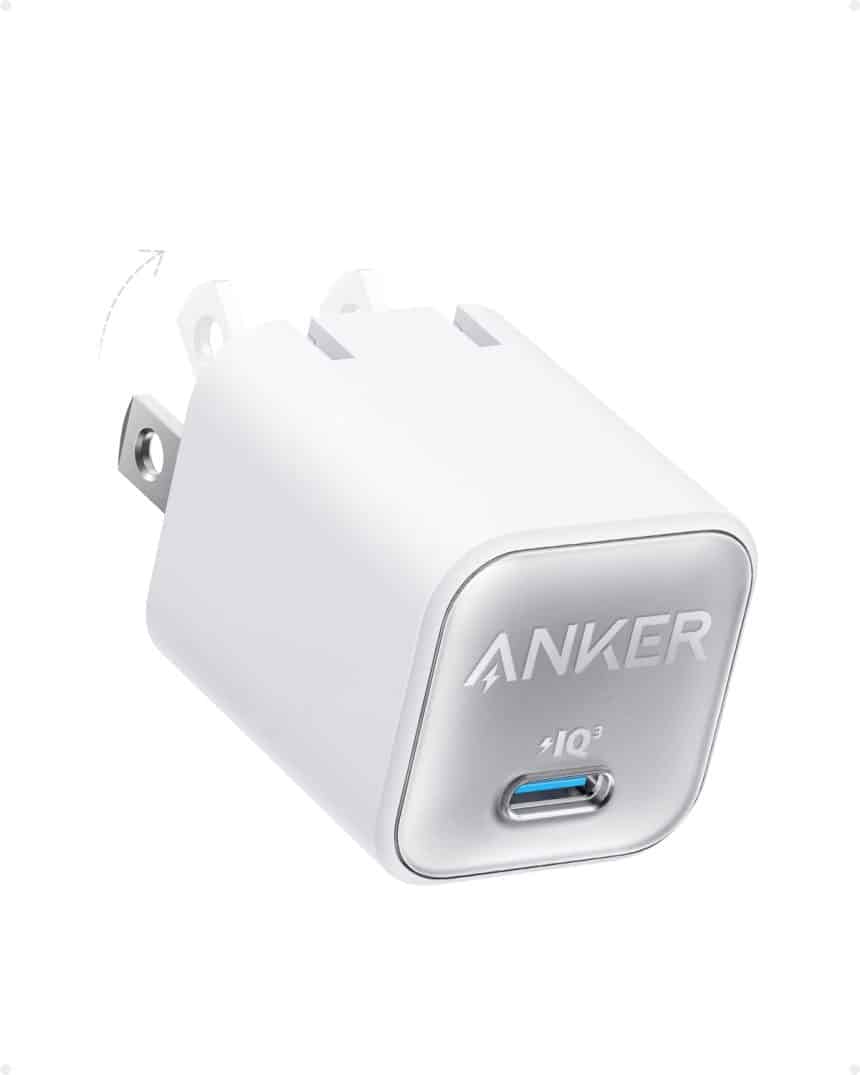 The Anker Nano USB-C Foldable Charger Block is $4 Off