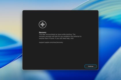 macOS Tahoe Introduces Recovery Assistant Tool