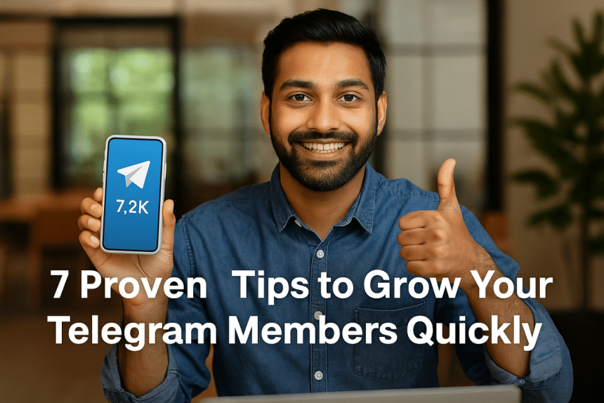 7 Proven Tips to Grow Your Telegram Members Quickly