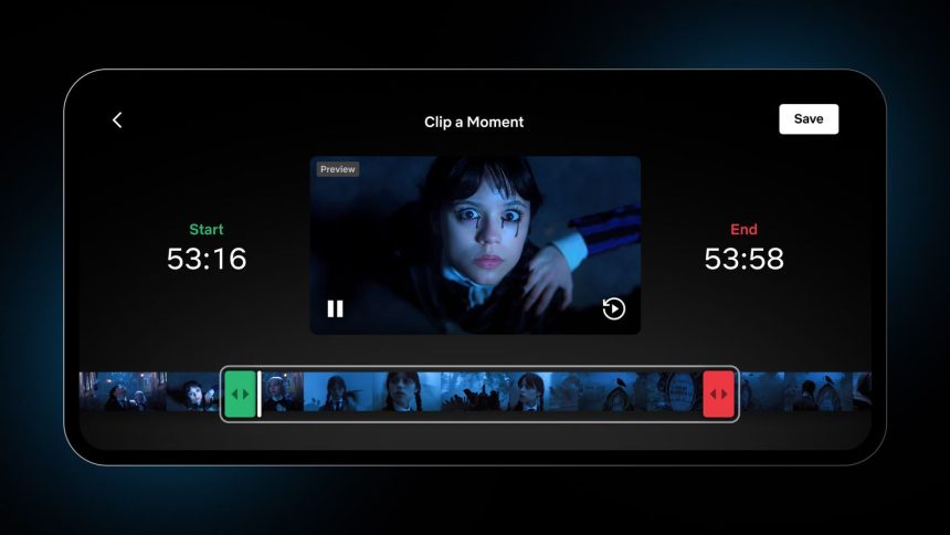 New Scene Sharing Feature in Netflix for iOS