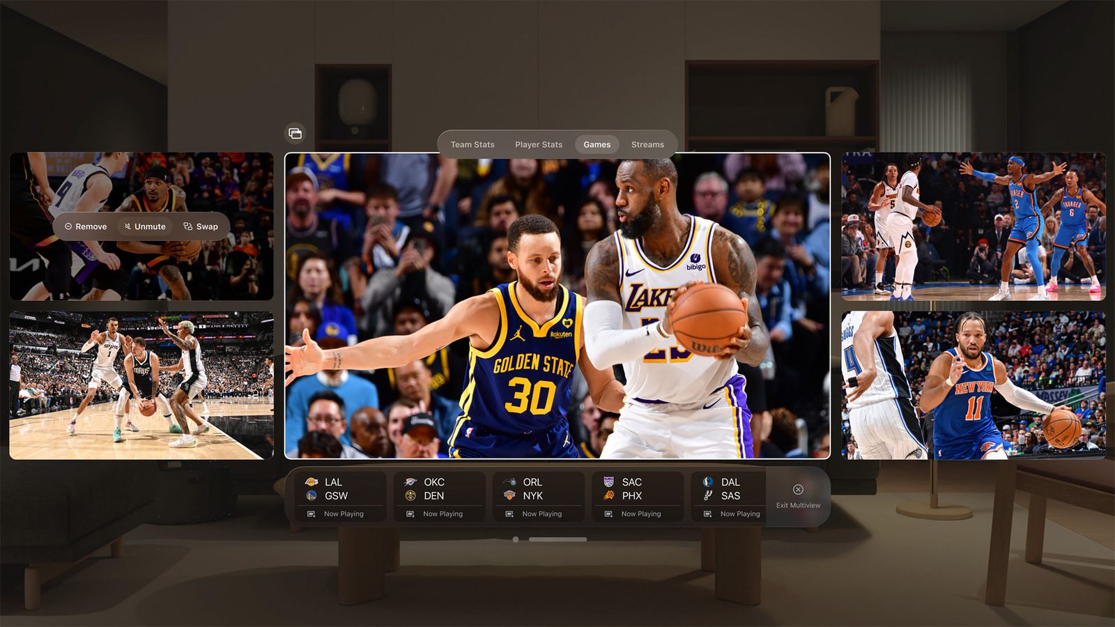 Los Angeles Lakers Games will be in 3D Vision Pro Live Streams