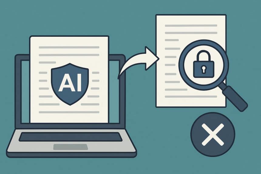 Abstract representation of AI detection remover tools analyzing digital text authenticity