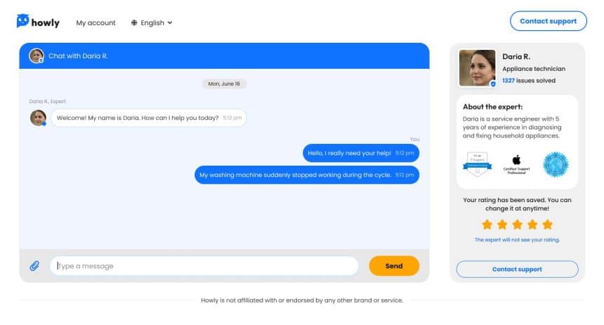 Washing Machine Says There's a Problem, and the Repairman Isn't Coming for a Week — Howly Saves You Now