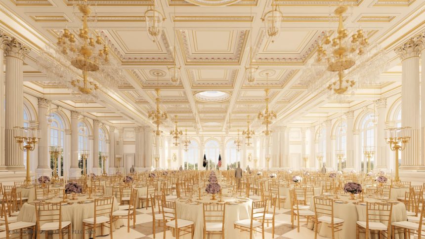 Apple And Other Tech Giants Donate To Trump's Ballroom Construction at the White House