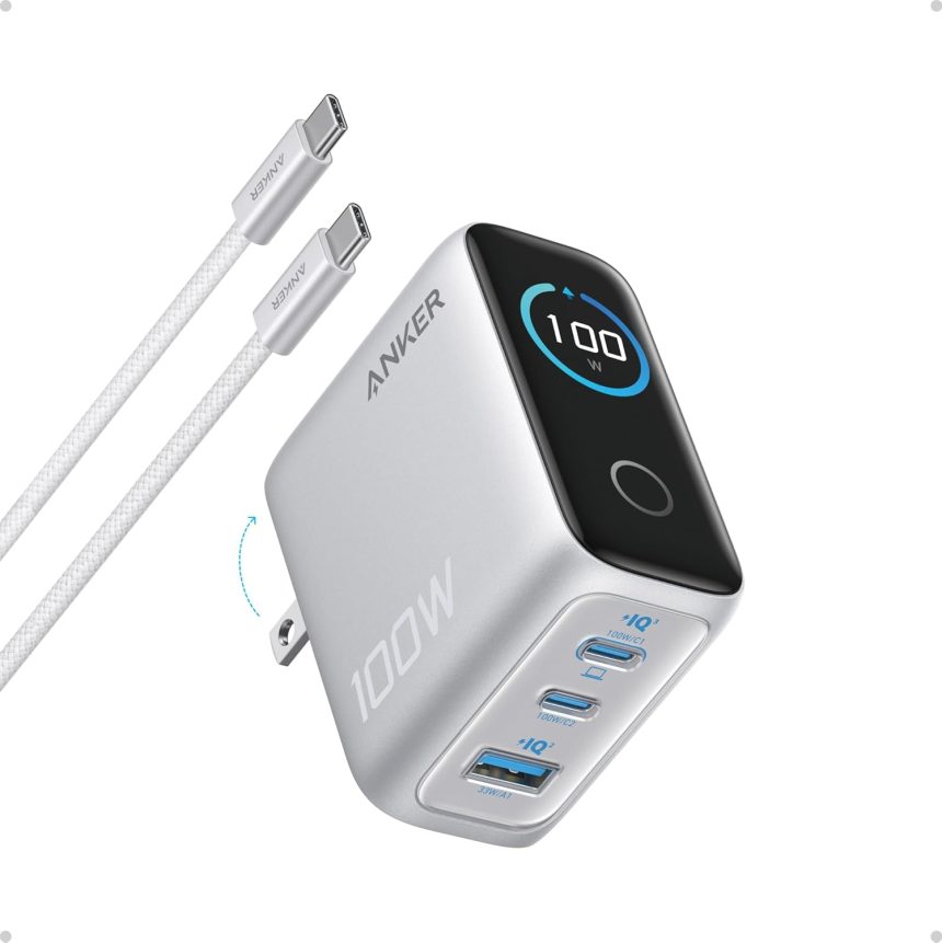 The Anker 100W Max Charger Block Is $14 Off