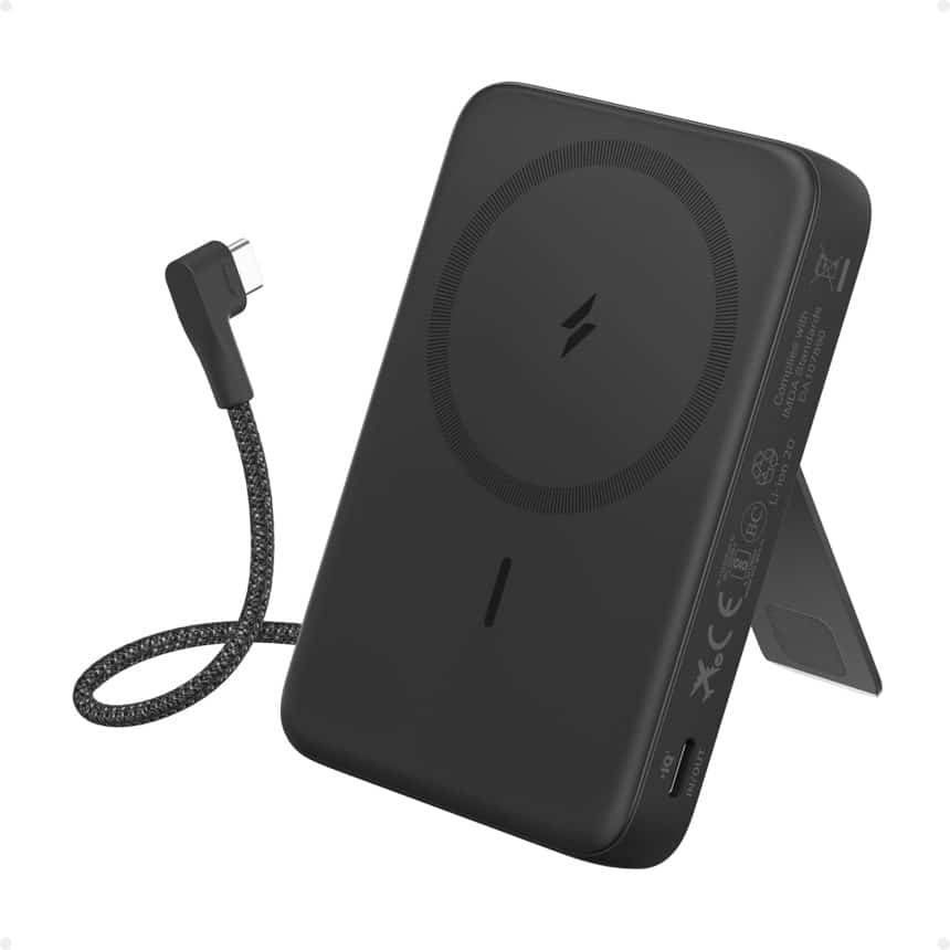 The Anker Zolo Magnetic Power Bank 10,000 mAh is $20 Off