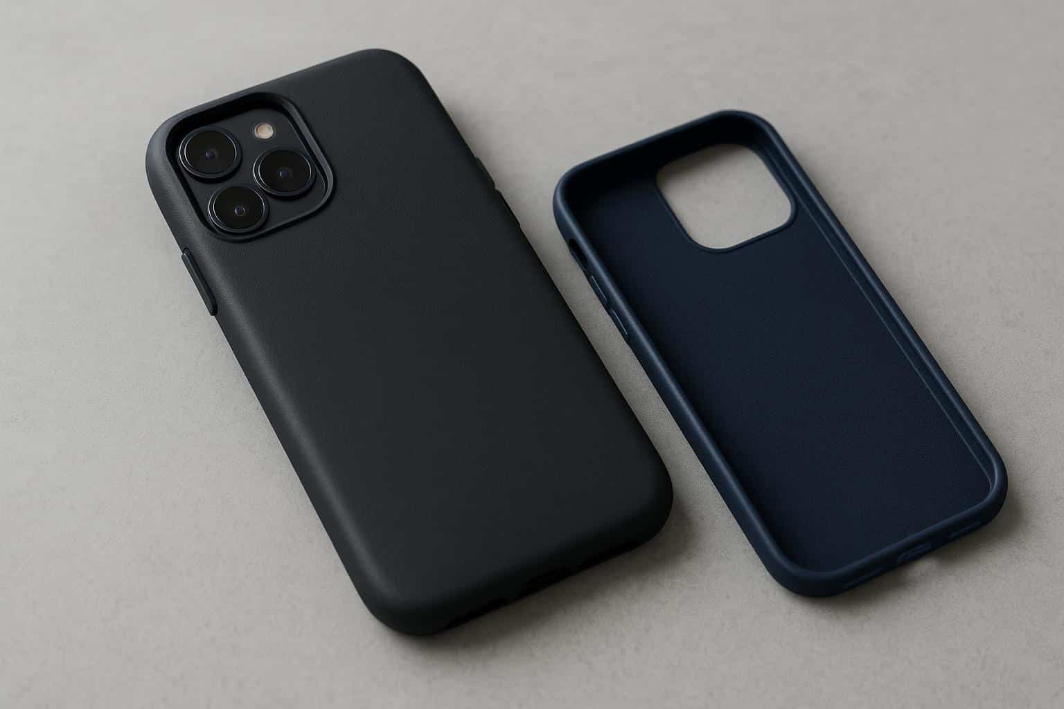 Protective phone case shielding smartphone from drops and scratches for device safety