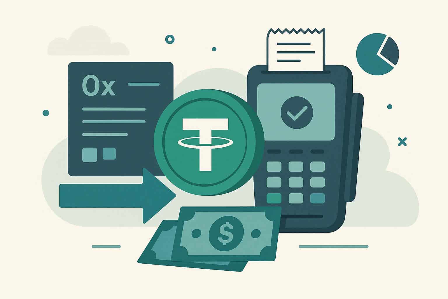 USDT payment gateway integration with 0xprocessing for secure business cryptocurrency transactions