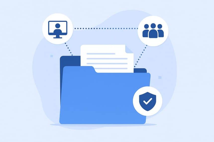 Laptop with analytics dashboard and team collaboration tools representing effective remote work