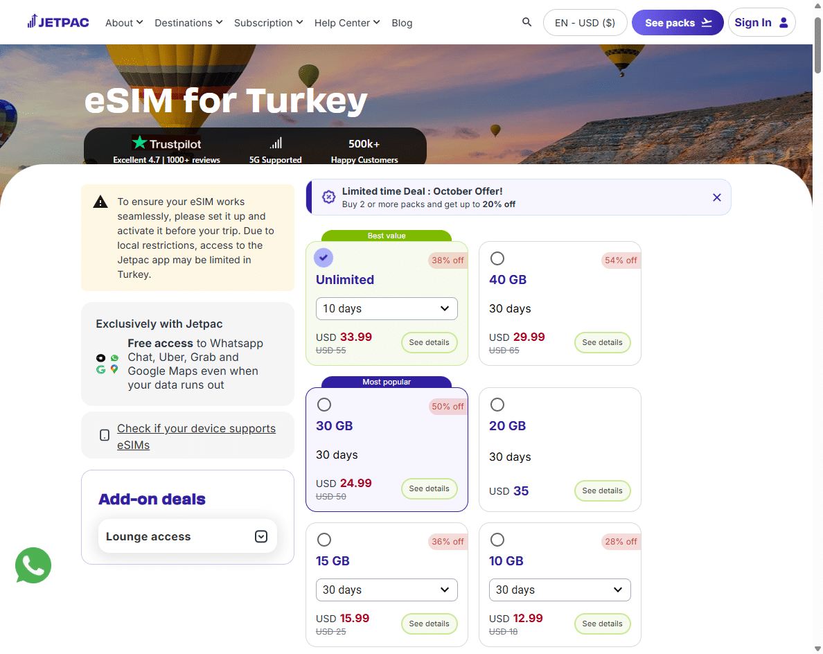 10 Best Turkey Travel eSIM Sellers