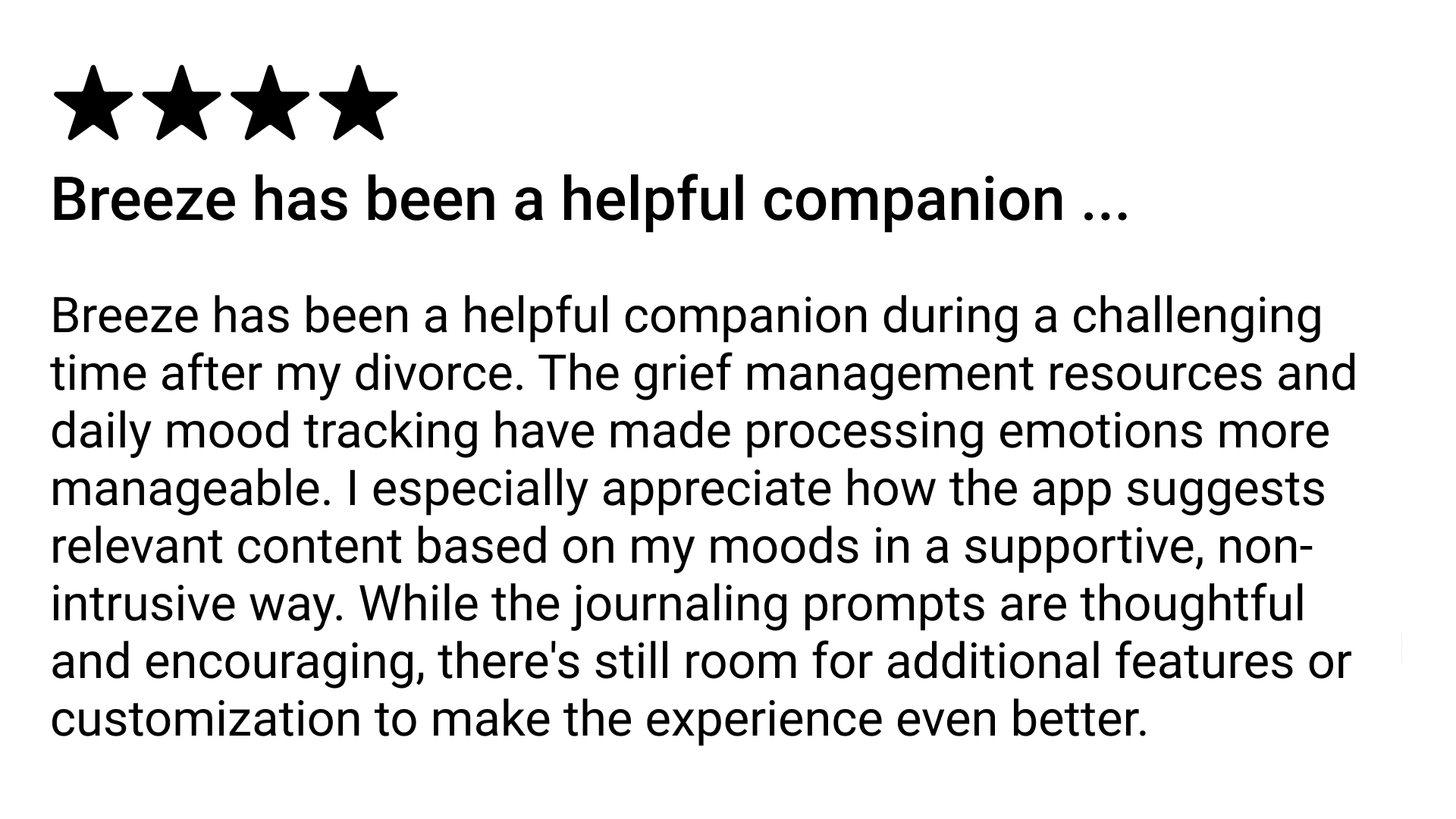 Users Give Reasons to Choose Breeze Wellbeing in Reviews