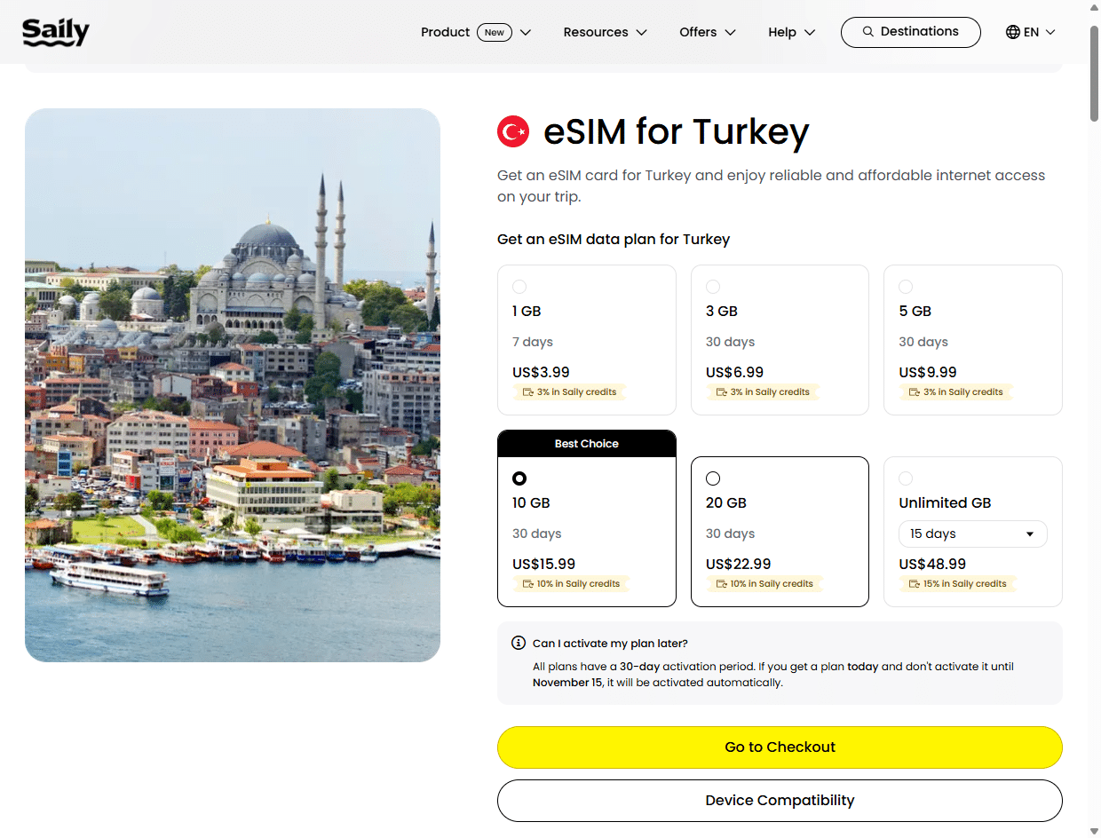 10 Best Turkey Travel eSIM Sellers