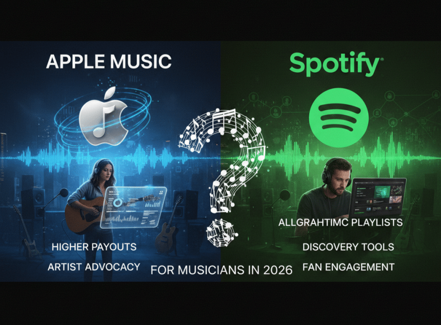 Image 1 of Apple Music vs Spotify: Which Streaming Platform is Better for Musicians in 2026?