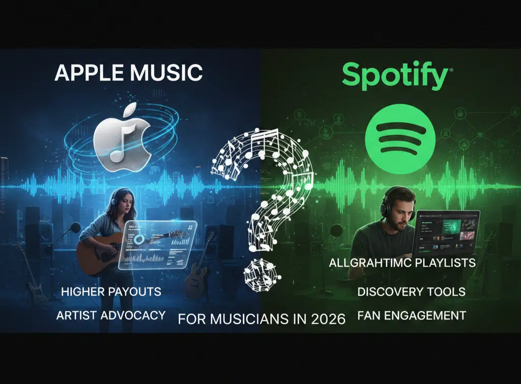 Image 1 of Apple Music vs Spotify: Which Streaming Platform is Better for Musicians in 2026?
