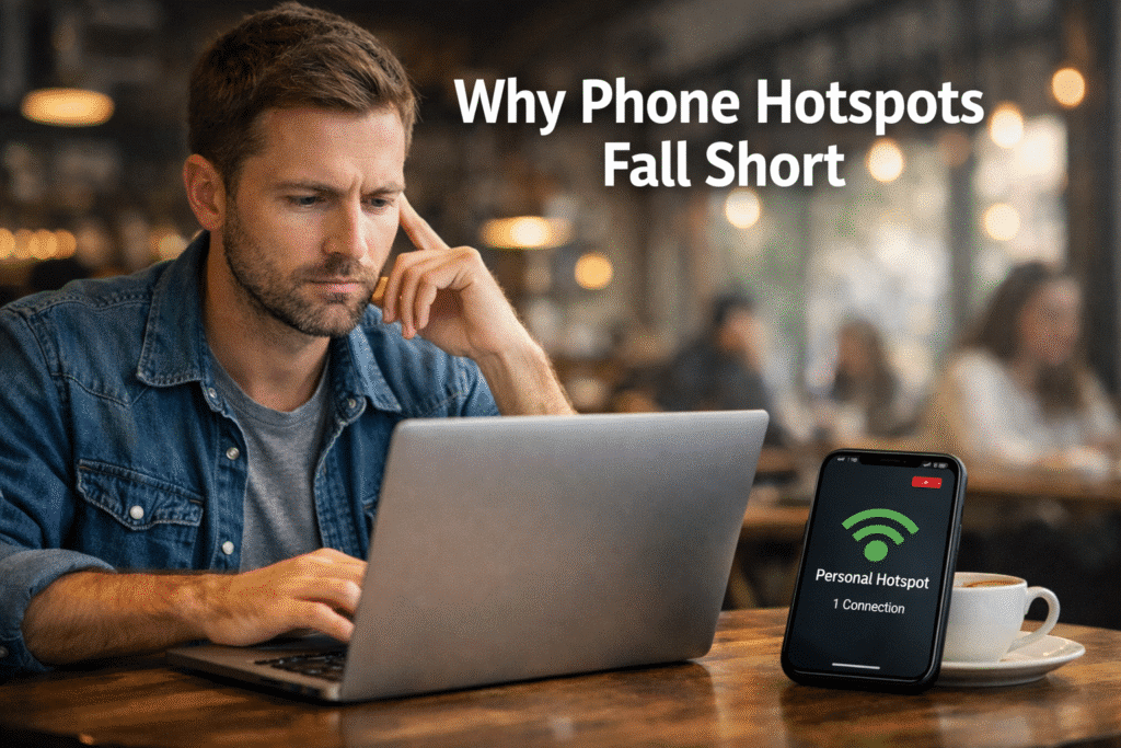 Image 1 of Why Your iPhone Hotspot Falls Short—and When Mobile Hotspots Help