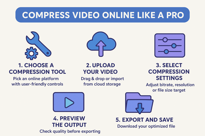 Image 1 of Compress Video Online Like a Pro: Smooth Uploads, Faster Sharing