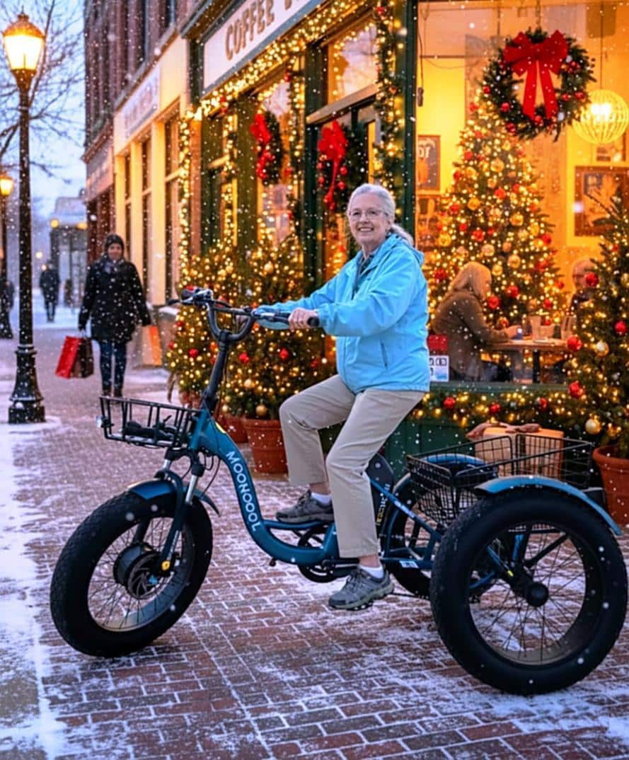 Mooncool TK1 Fat Tire E-trike