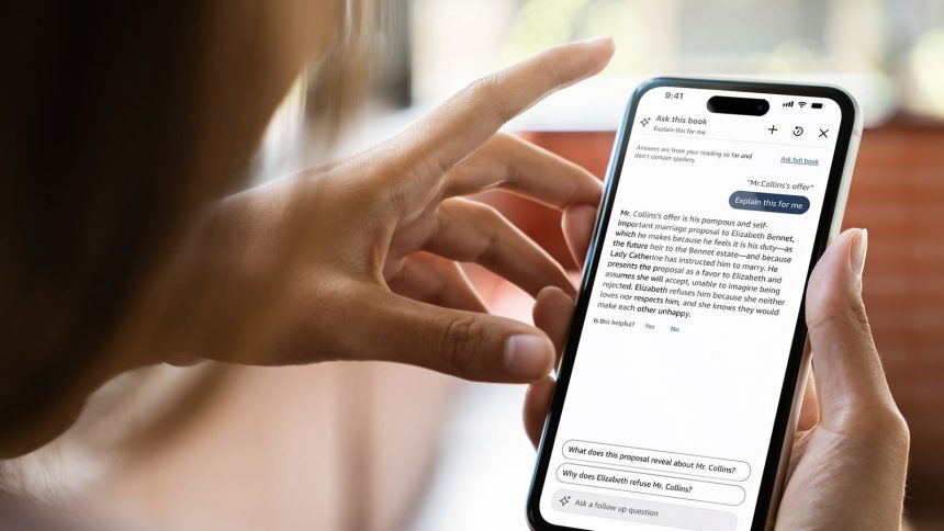 Kindle App Integrates AI Assistant