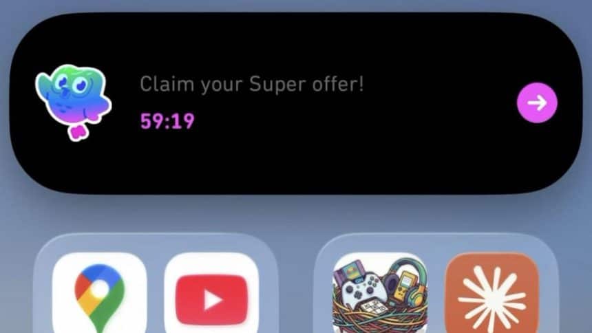 Duolingo Violates Apple Design Guidelines With Ads Promoted On Dynamic Island