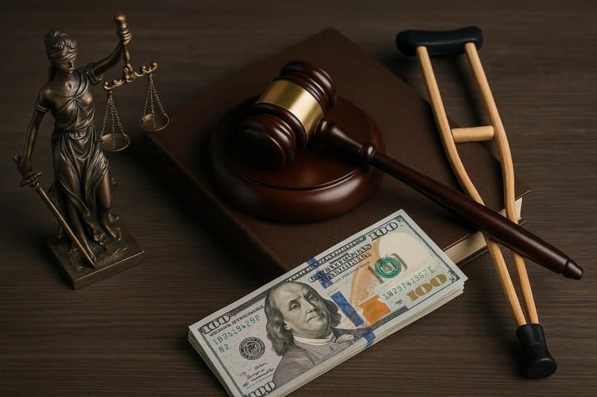 Gavel and legal documents symbolizing expert personal injury lawyer support and legal advice