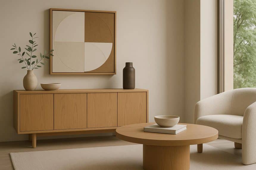 Contemporary custom furniture showcasing innovative design and craftsmanship in modern interiors