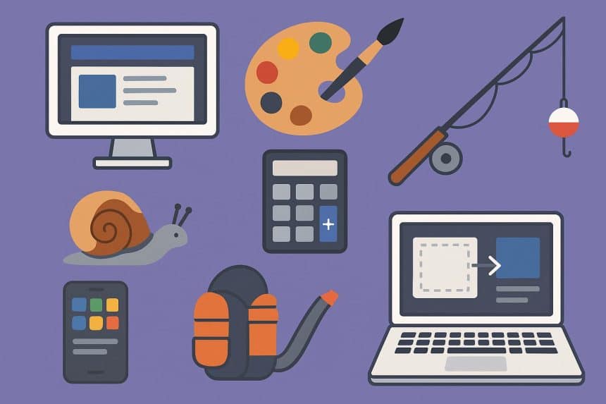 Dashboard screens showcasing top micro-app builders for unique and niche hobby projects