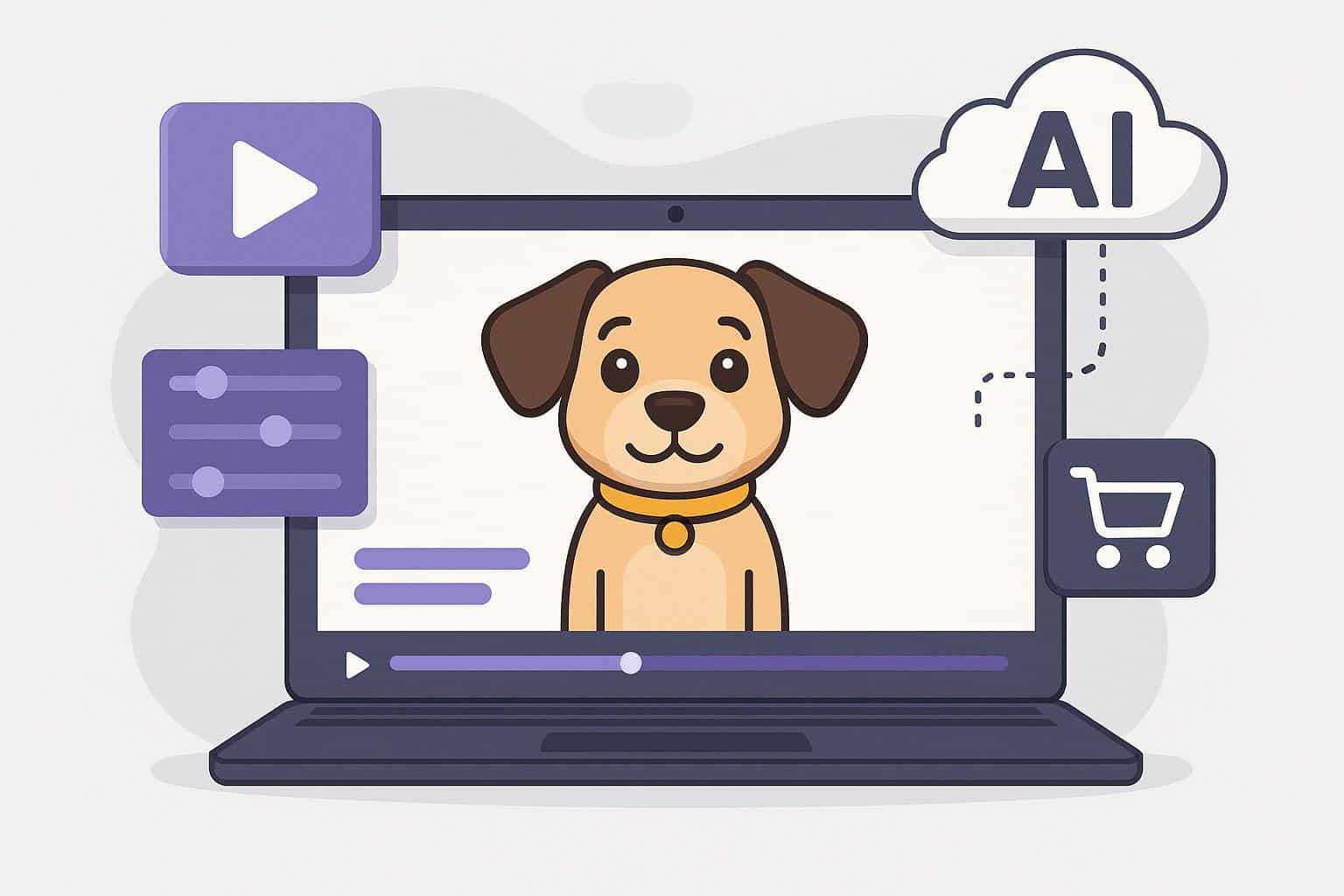 AI-powered PuppyDog.io generating automated product video demos for sales and marketing