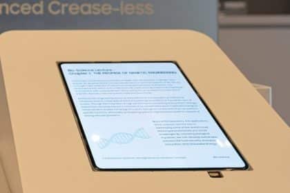 CES Showed a Glimpse of Crease-Free Display to be Used on the iPhone Fold