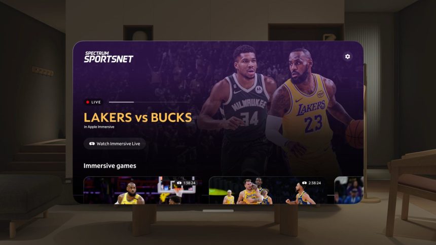 Apple Immersive Format Live Basketball Games to be Aired on the Vision Pro