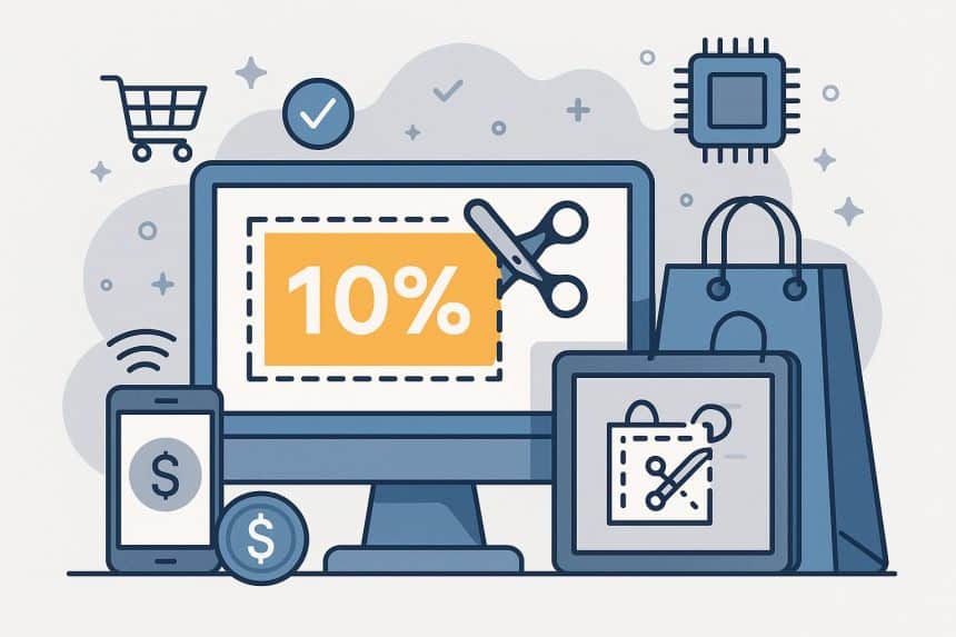 Coupon platform dashboard showcasing exclusive A1 Tech Deals and top trusted platform features