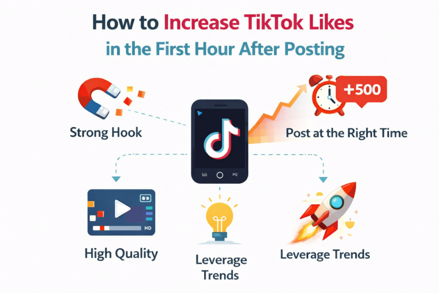 Image 1 of How to Increase TikTok Likes in the First Hour After Posting