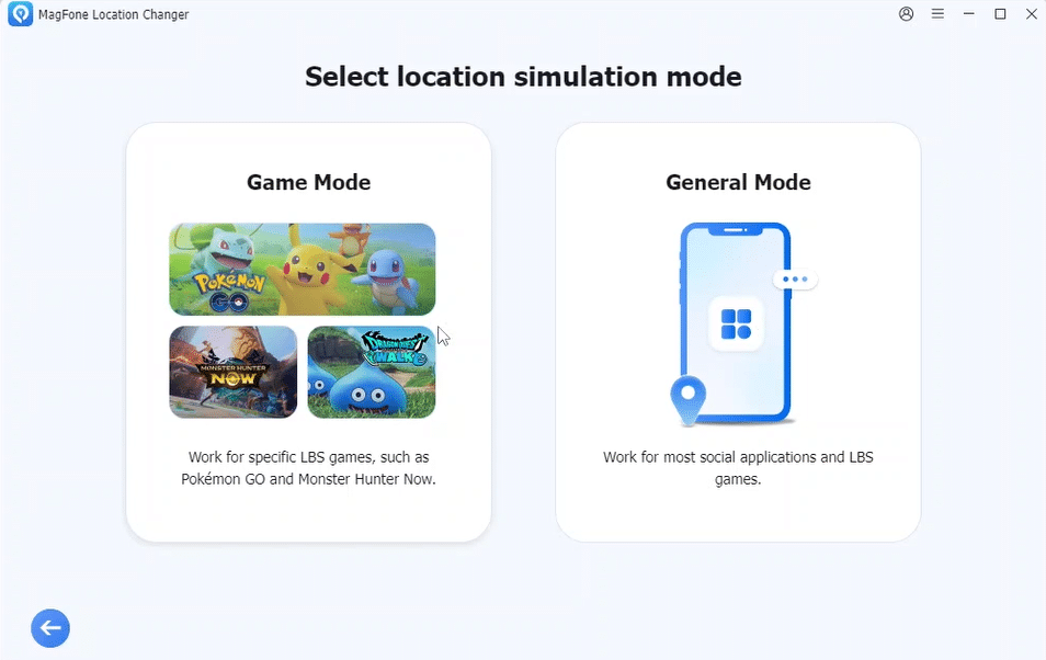 mode selection